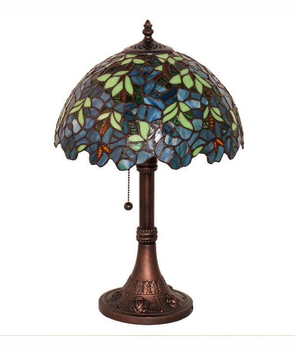 17  High Nightfall Wisteria Table Lamp For Sale