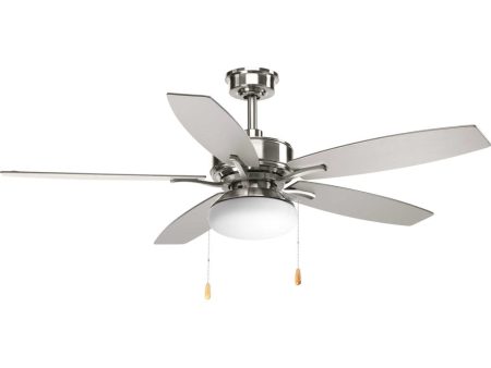 Billows 52  5 -Blade Ceiling Fan Brushed Nickel Online now