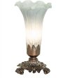 8  High Gray Tiffany Pond Lily Accent Lamp Cheap