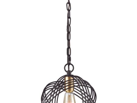 Concentric 9   Wide 1-Light Mini Pendant - Oil Rubbed Bronze Online Hot Sale