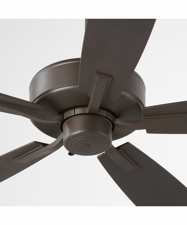 52  Ovation Indoor Outdoor Patio Ceiling Fan Oiled Bronze For Sale