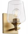 Veno 1-light Wall Mount Light Fixture Aged Brass Online Hot Sale