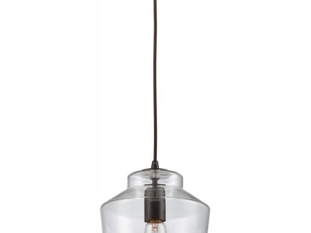 Barrel 8   Wide 1-Light Mini Pendant - Oil Rubbed Bronze For Discount