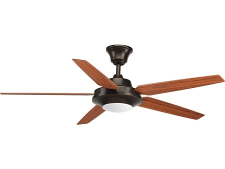 Signature Plus II 54  LED 5-Blade Fan Antique Bronze Cheap