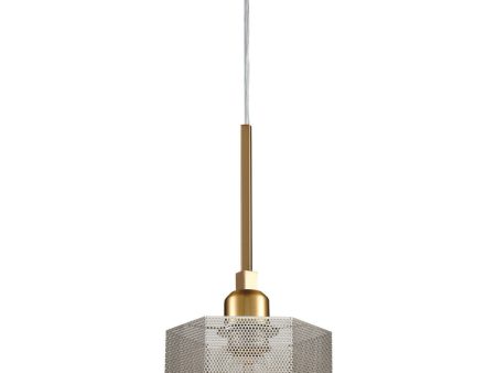 Compartir 6   Wide 1-Light Mini Pendant - Polished Nickel For Cheap