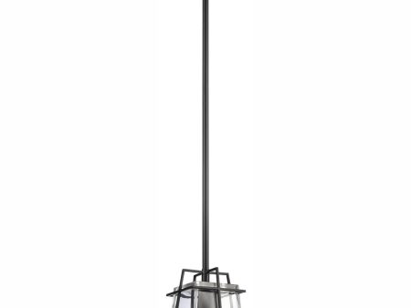 Square To Round 6   Wide 1-Light Mini Pendant - Matte Black Online