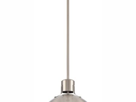 Zayne 12   Wide 1-Light Pendant - Brushed Nickel Online Sale