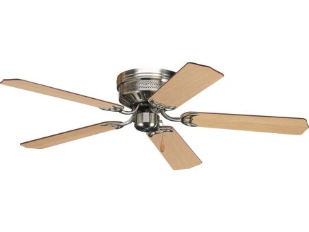 AirPro 52  5-Blade Hugger Ceiling Fan Brushed Nickel on Sale