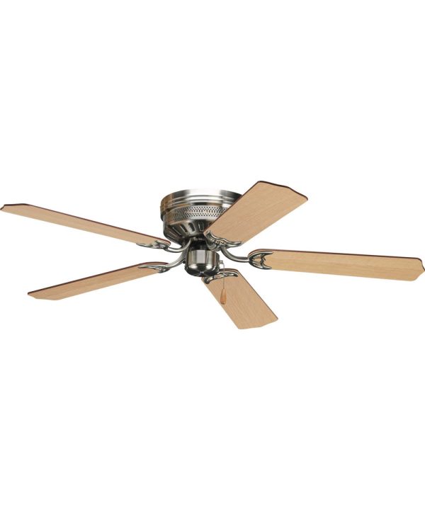 AirPro 52  5-Blade Hugger Ceiling Fan Brushed Nickel on Sale