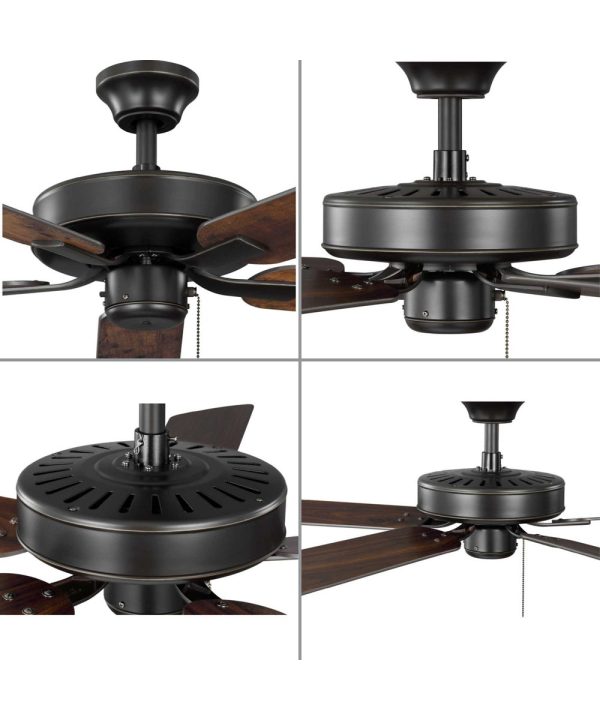 AirPro 52 in. 5-Blade Transitional Ceiling Fan Antique Bronze Fashion