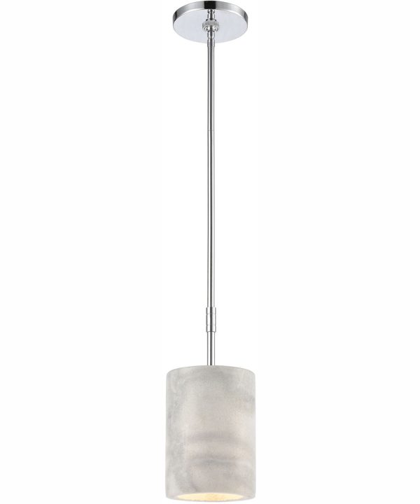 Lexington Avenue 6   Wide 1-Light Mini Pendant - Polished Chrome For Cheap