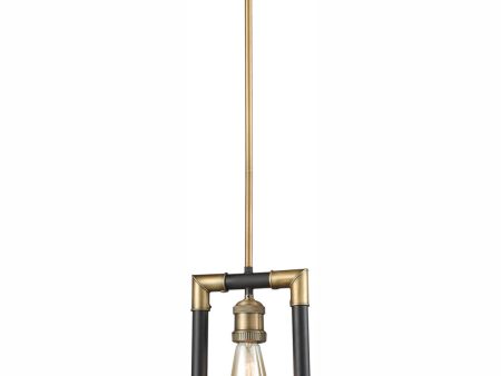 Lisbon 8   Wide 1-Light Mini Pendant - Classic Brass For Sale