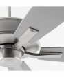 52  Ovation Indoor Outdoor Patio Ceiling Fan Satin Nickel Online Sale