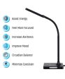 Brilli 21 H Charge Up Circadian LED Desk Lamp Black Finish with Touch Switch, Night Light on Base Discount