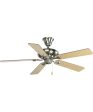 AirPro Signature 52  5-Blade Ceiling Fan Brushed Nickel Online Hot Sale