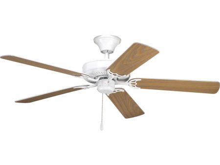 AirPro 52  5-Blade Ceiling Fan White Hot on Sale