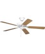 AirPro 52  5-Blade Ceiling Fan White Hot on Sale