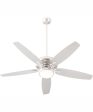 56  Apex Patio Indoor Outdoor Ceiling Fan Satin Nickel Discount