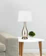 18  Teardrop Lamp Base, Mercury Silver Gold Glass Table Lamp (Base Only) Online Hot Sale