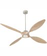 66  Papillon Ceiling Fan Satin Nickel Fashion