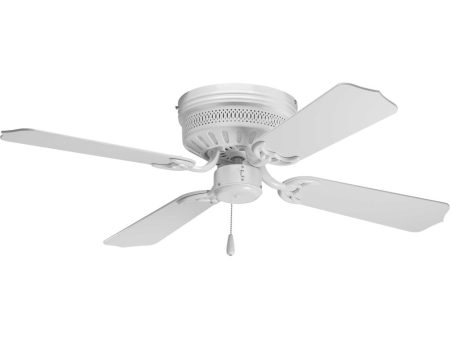 AirPro 42  4-Blade Hugger Ceiling Fan White For Cheap