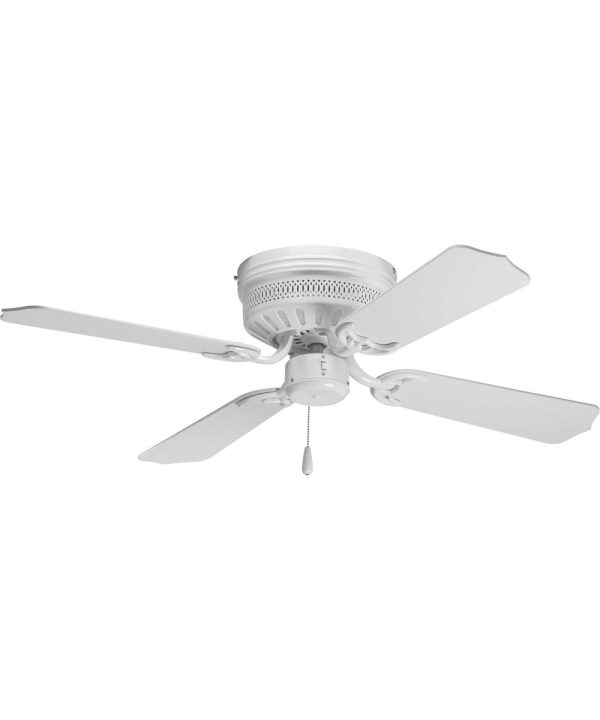 AirPro 42  4-Blade Hugger Ceiling Fan White For Cheap