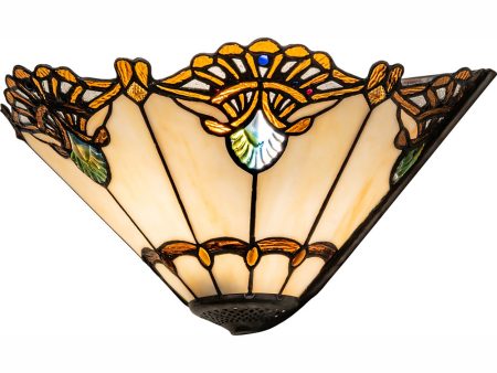 16  Wide Shell with Jewels Wall Sconce Fashion