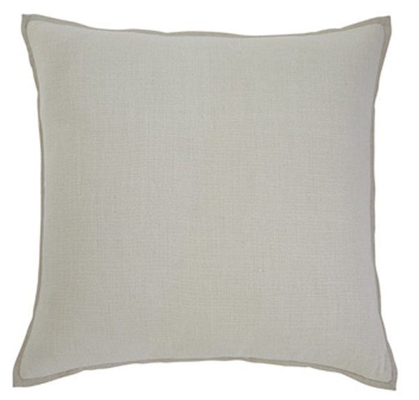 OPEN BOX Solid Pillow Cover Ecru in Cream by Signature Design by Ashley Online Sale