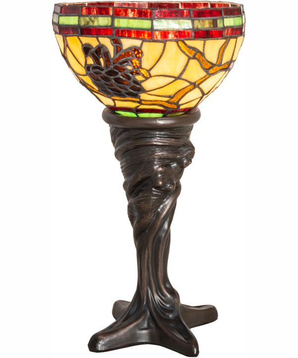 15  High Tiffany Pinecone Mini Lamp Online now