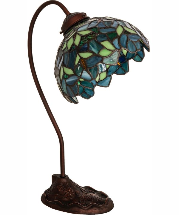 18  High Nightfall Wisteria Desk Lamp Online