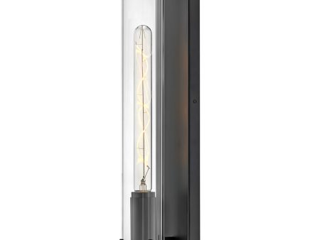 Ryden 1-Light LED Tall Single Light Sconce in Black Sale