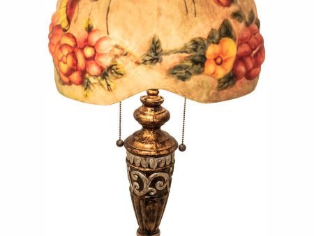 27  High Puffy Butterfly & Flowers Table Lamp Hot on Sale