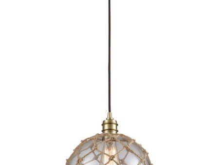 Dragnet 10   Wide 1-Light Mini Pendant - Satin Brass Fashion