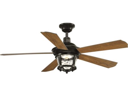 Smyrna Indoor Outdoor 52  5-Blade Ceiling Fan Antique Bronze Online Sale