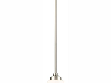 Dawson 4   Wide 1-Light Mini Pendant - Satin Nickel Cheap