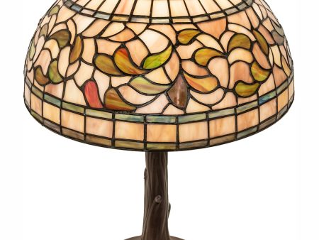 23  High Tiffany Turning Leaf Table Lamp Discount