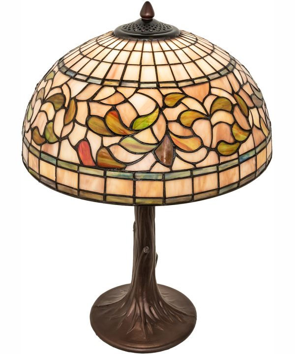 23  High Tiffany Turning Leaf Table Lamp Discount