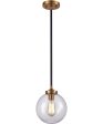 Boudreaux 8   Wide 1-Light Mini Pendant - Antique Gold Online Sale