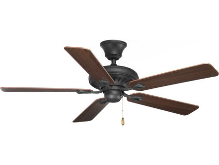 AirPro Signature 52  5-Blade Ceiling Fan Forged Black Fashion