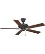 AirPro Signature 52  5-Blade Ceiling Fan Forged Black Fashion