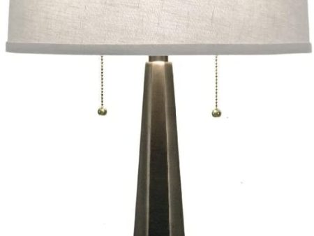 27 H Oxidized Bronze Signature by Stiffel Table Lamp, 3-Way Online Sale