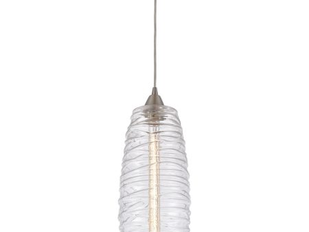 Liz 6   Wide 1-Light Mini Pendant - Satin Nickel Online Sale