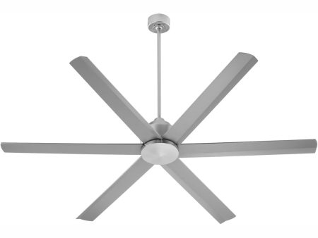 8  Titus Ceiling Fan Satin Nickel For Sale