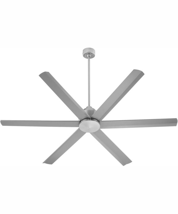 8  Titus Ceiling Fan Satin Nickel For Sale