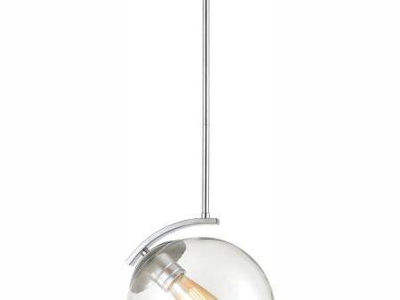 Collective 10   Wide 1-Light Mini Pendant - Polished Chrome Online Sale