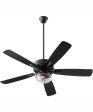 52  Ovation Patio 2-light LED Indoor Outdoor Patio Ceiling Fan Matte Black Online