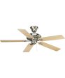 AirPro Signature 52  5-Blade Ceiling Fan Brushed Nickel Online Sale