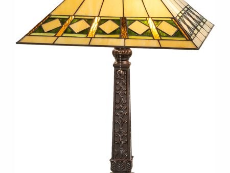 27  High Diamond Band Mission Table Lamp Online