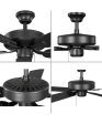 AirPro 52 in. 5-Blade Transitional Ceiling Fan Graphite Online Sale