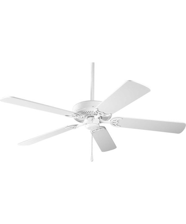 AirPro Energy Efficient-Rated 52-Inch 5-Blade Traditional Ceiling Fan White on Sale